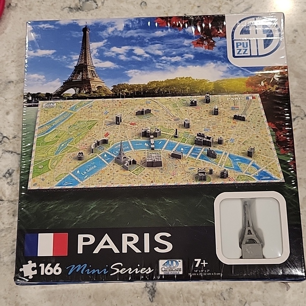 4D Cityscape Paris Time Puzzle